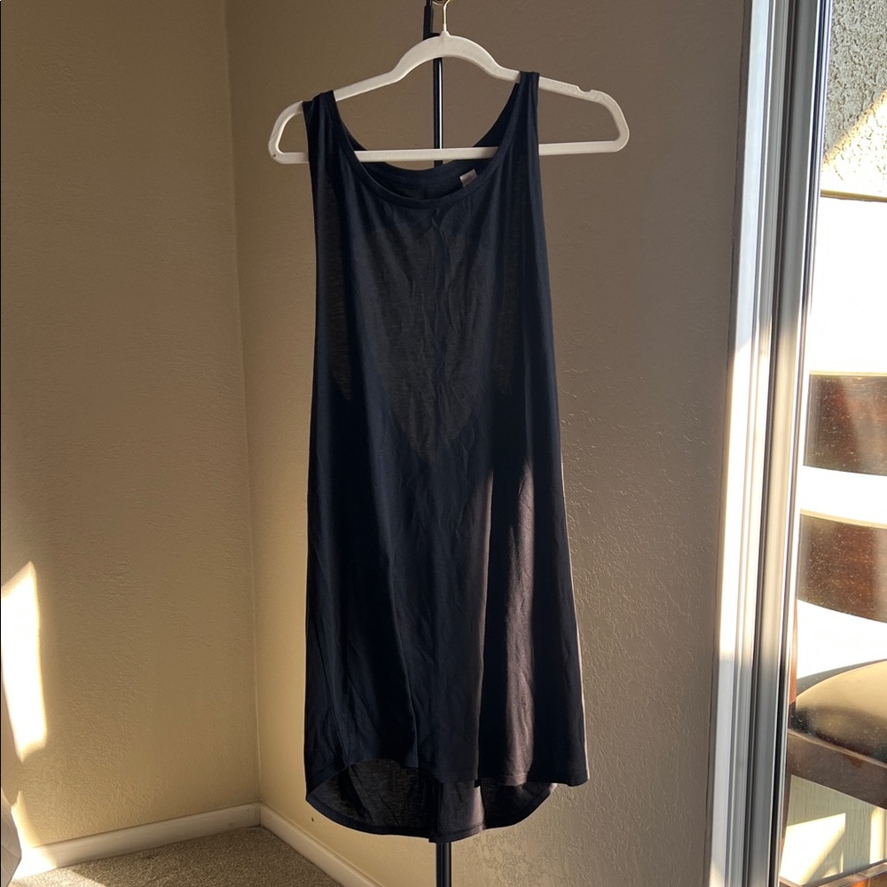 Black Sleeveless swim cover
